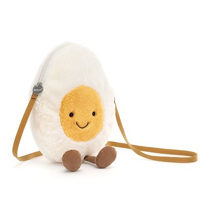 Jellycat Amuseable Happy Boiled Egg Bag Jellycat egg Jellycat Amuseable Happy Boiled Egg bag plush