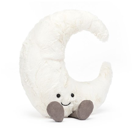 Jellycat Amuseable Moon Jellycat moon moon jellycat Jellycat Amuseable Moon plush soft white smile