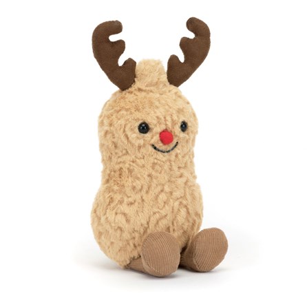 Jellycat Amuseable Peanut Reindeer Jellycat Christmas Jellycat Peanut Reindeer Jellycat Soft Cuddly Toy Jellycat Food