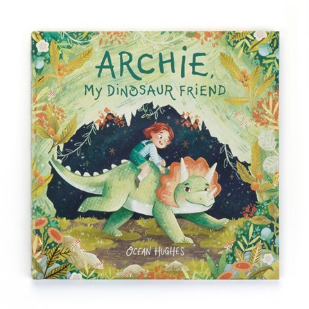 Jellycat Archie, My Dinosaur Friend Book Jellycat dinosaur dinosaur jellycat plush archie my dinosaur friend book