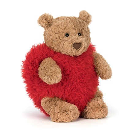 Jellycat Bartholomew Bear 'Heartthrob' Jellycat Valentines Jellycat Heart Jellycat Soft Cuddly Toy Jellycat Plush Toys