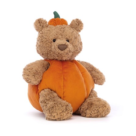 Jellycat Bartholomew Bear Pumpkin Jellycat bartholomew bear Jellycat Bartholomew Bear Pumpkin plush brown orange