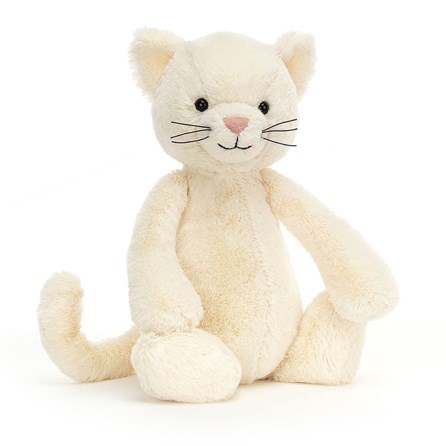 Jellycat Bashful Cream Kitten Original Jellycat cat Jellycat kitten Jellycat bashful plush cream cat