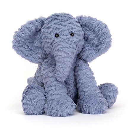 Jellycat Fuddlewuddle Elephant Medium Soft Toy ellycat elephant elephant Jellycat Jellycat fuddlewuddle elephant plush soft medium blue