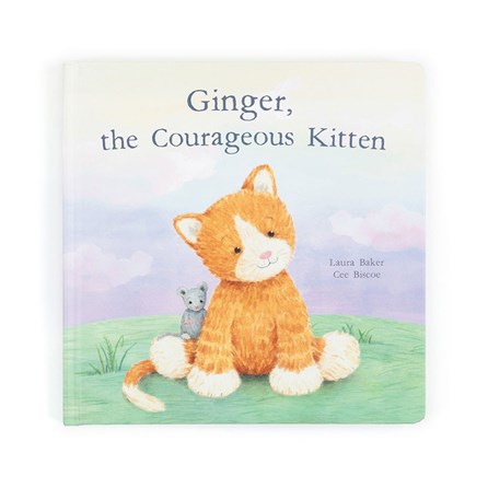 Jellycat Ginger, The Courageous Kitten Book Jellycat Board Book Jellycat Story Book Gifts For Children Jellycat Ginger Kitten Book