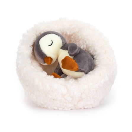 Jellycat Hibernating Penguin Jellycat penguin Jellycat Hibernating Penguin plush nest