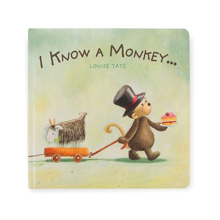 Jellycat I Know A Monkey Book Jellycat monkey Jellycat I Know A Monkey Book