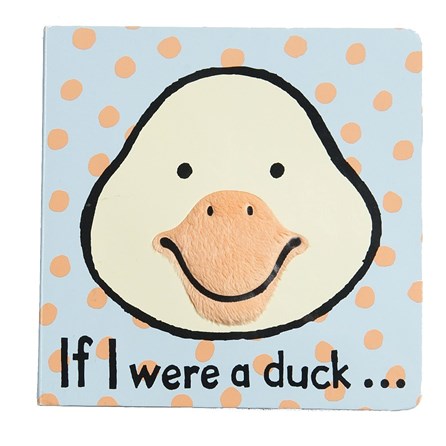 Jellycat 'If I were a Duck' Book Jellycat duck Jellycat 'If I were a Duck' Book hard back textured