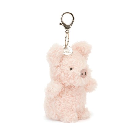 Jellycat Little Pig Bag Charm Jellycat bag charm Jellycat pig Jellycat Little Pig Bag Charm pink plush keyring
