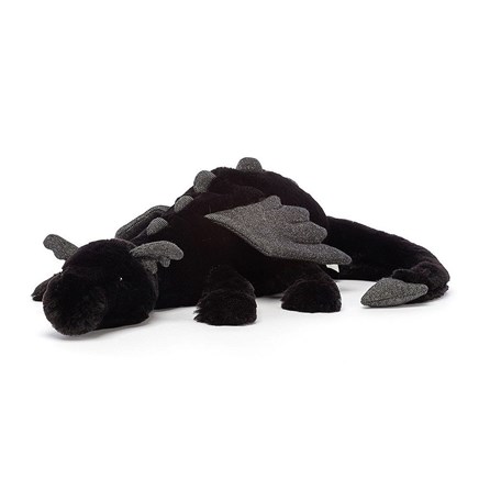 Jellycat Onyx Dragon Soft Toy Jellycat onyx dragon dragon jellycat plush jellycat onyx dragon soft black