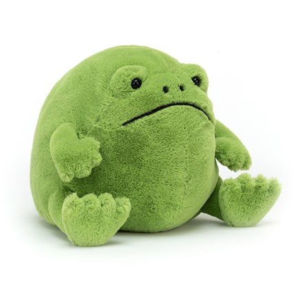 Jellycat Ricky Rain Frog Jellycat frog frog jellycat ricky rain frog plush bright green grumpy cuddly