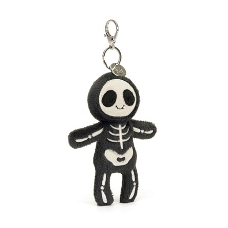 Jellycat Skeleton Bob Bag Charm Jellycat Halloween Jellycat Bag Charm Jellycat Keyring Jellycat Skeleton Bob Jellycat Plush