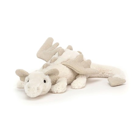 Jellycat Snow Dragon Little Soft Toy Jellycat snow dragon little dragon jellycat plush jellycat dragon soft little white