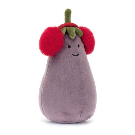 Jellycat Toastie Vivacious Red Aubergine Jellycat Christmas Jellycat Soft Cuddly Toy Jellycat Aubergine Jellycat Food