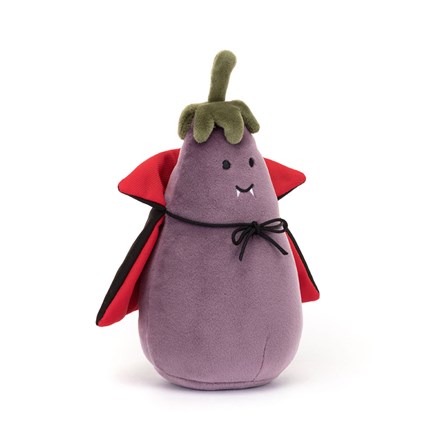 Jellycat Vivacious Aubergine Vampire Jellycat Halloween Jellycat Vegetable Jellycat Aubergine Jellycat Plush