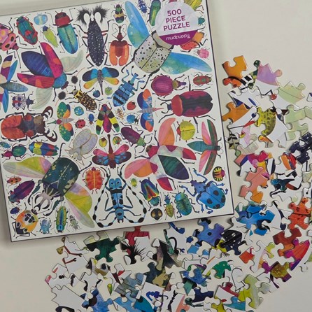 Kaleido Beetles 500 Piece Jigsaw Puzzle Kaleido Beetles 500 Piece Jigsaw Puzzle