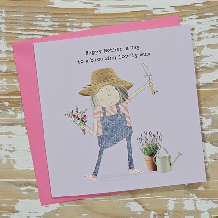 'Blooming Lovely Mum' Mother's Day Card Rosie Made A Thing Mother's Day Card Gifts For Mother's Day Greetings Card
