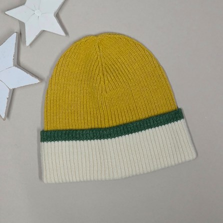 Men's Soft Knit Hat in Ochre Soft Warm Winter Men's Knitted Hat Gifts For Men Men's Soft Knit Hat in Ochre Beanie Hat