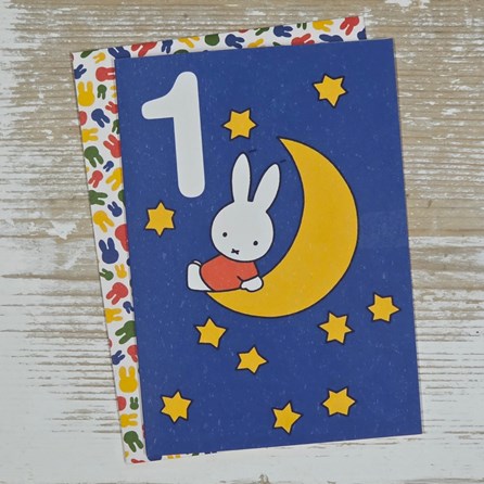 Miffy Age 1 Blue Birthday Card Miffy Age 1 Blue Birthday Card