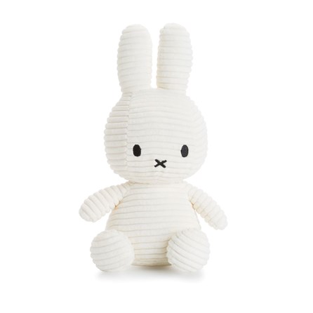 Miffy Corduroy Eco White - 23cm Miffy Corduroy Eco White - 23cm