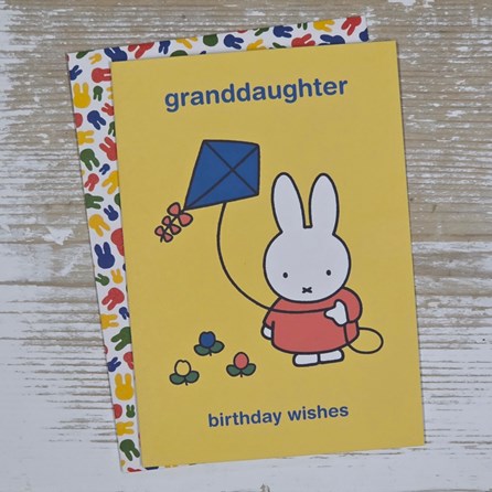Miffy Granddaughter Birthday Card Miffy Granddaughter Birthday Card