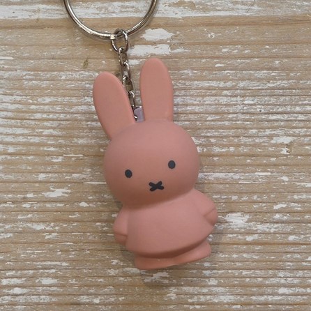 Miffy Keyring - Powder Pink - 6cm Classic Dutch Toy Miffy Keyring in Powder Pink PVC Key Ring Bag Charm