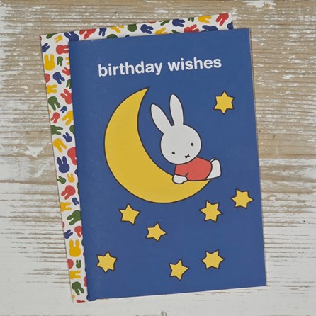 Miffy on the Moon Birthday Card Miffy on the Moon Birthday Card