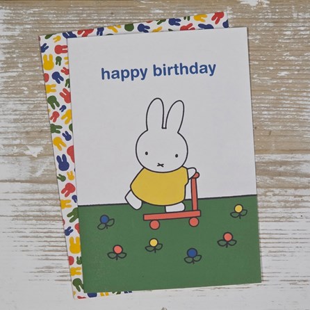 Miffy Scooter Birthday Card Miffy Scooter Birthday Card