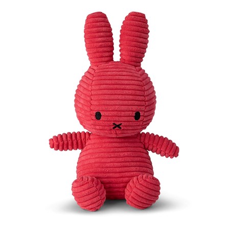 Miffy Sitting Corduroy Fuchsia - 23cm Miffy Sitting Corduroy Fuchsia - 23cm