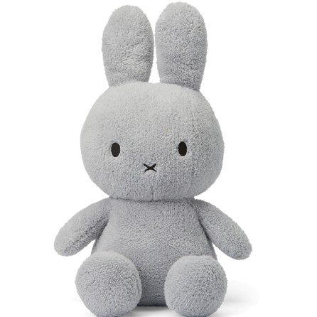 Miffy Sitting Terry Light Grey - 33cm Miffy Sitting Terry Light Grey - 33cm