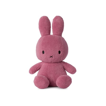 Miffy Sitting Terry Raspberry Pink - 33cm Miffy Sitting Terry Raspberry Pink - 33cm