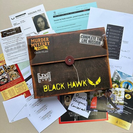 Murder Mystery Case Files - Black Hawk Murder Mystery Case Files - Black Hawk