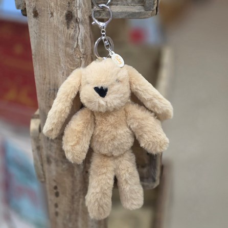 Oatey The Plush Light Brown Bunny Keyring