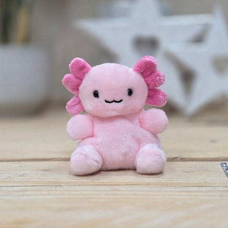 Palm Pals Soft Toy Ax Axolotl Collectable Palm Pals Cute Cuddly Soft Toy Plush Beanie New Baby Gift Birthday Gifts Ax Axolotl