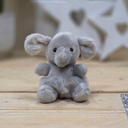 Palm Pals Soft Toy Stomps Elephant Collectable Palm Pals Cute Cuddly Soft Toy Plush Beanie New Baby Gift Birthday Gifts Stomps Elephant