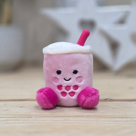 Palm Pals Soft Toy Tangy Heart Boba Collectable Palm Pals Cute Cuddly Soft Toy Plush Beanie New Baby Gift Birthday Gift Tangy Heart Boba