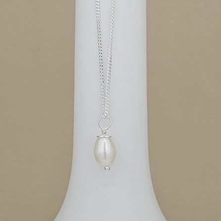 Pearl Charm Necklace Christening Jewellery Baptism Holy Communion Confirmation Bridal Jewellery Wedding Jewellery