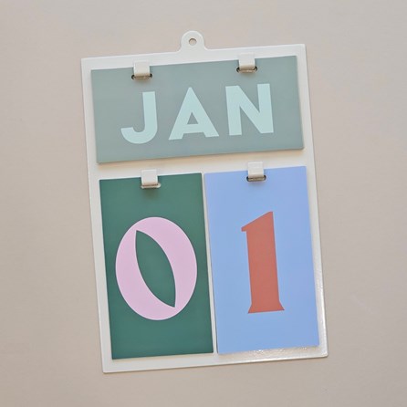 Perpetual Wall Calendar Gifts For The Home Perpetual Calendar Reusable Wall Calendar Metal Card Hanging Calendar
