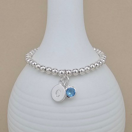 Personalised Children's Birthstone Bracelet Birthday Gifts Christening Gifts Baptism Gifts Holy Communion Gifts Confirmation Gifts Birthstone