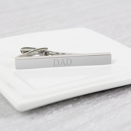 Personalised Initials Tie Clip personalised gift for man personalised gift for Dad personalised gift for groom
