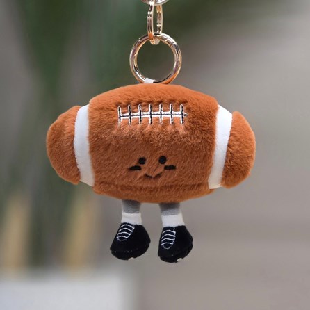 Plush Rugby Ball Keyring Bag Charm Plush Rugby Ball Keyring Bag Charm