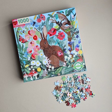 Poppy Bunny 1,000 Piece Jigsaw Puzzle Poppy Bunny 1,000 Piece Jigsaw Puzzle