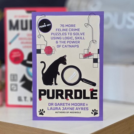 Purrdle Logic Puzzle Book Family Fun Quiz Trivia Murder Mystery Problem Solving Puzzle Book Code Breaking Dectective Skills