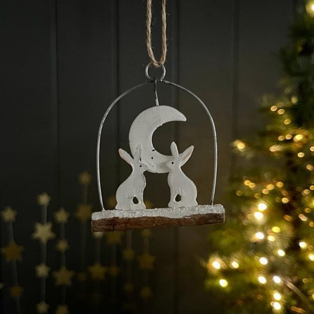 Rabbits and the Moon Hanging Decoration Rabbits and the Moon Hanging Decoration
