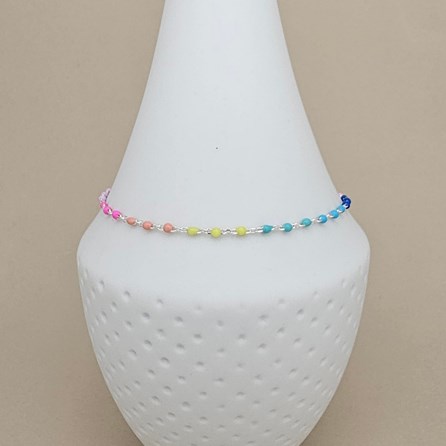 Rainbow Bead Anklet Rainbow Bead Anklet