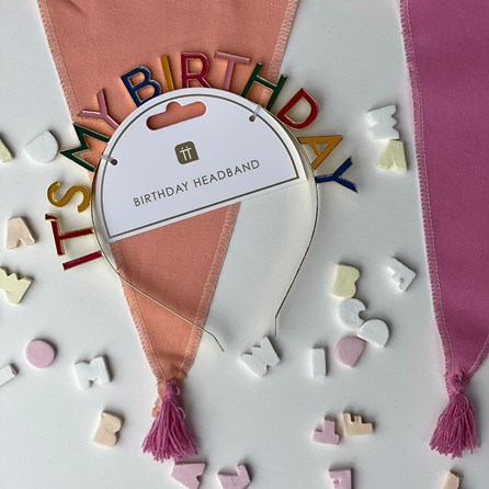 Rainbow 'It's My Birthday' Headband Rainbow 'It's My Birthday' Headband