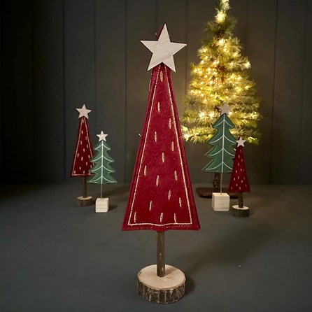 Christmas Decorations Christmas Gifts Festive Decorations Red Felt Tree