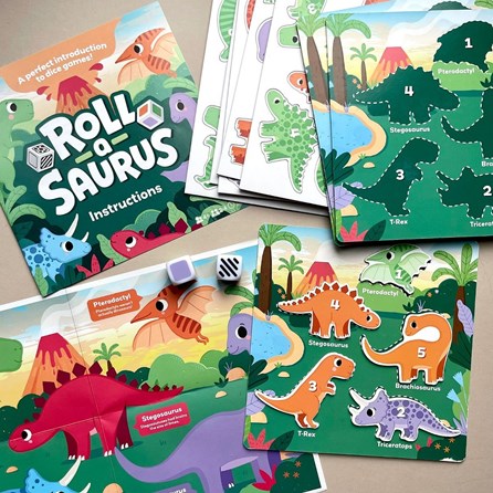 Rollasaurus Dinosaur Dice Matching Game Rollasaurus Dinosaur Dice Matching Game