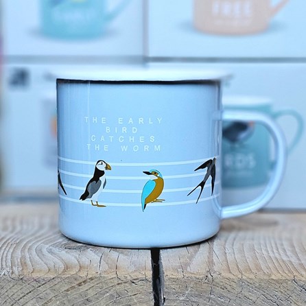RSPB Enamel Mug - Free as a Bird RSPB Enamel Mug - Free as a Bird