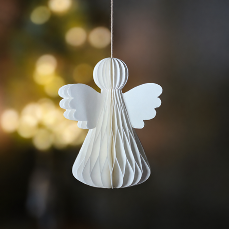 Small Paper Angel Christmas Decoration Small Paper Angel Christmas Decoration